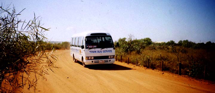 Broome Town Bus Service Toyota Coaster
